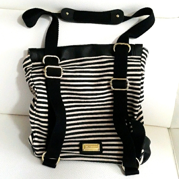 COPY - Madden Girl Striped convertible backpack - Picture 7 of 9
